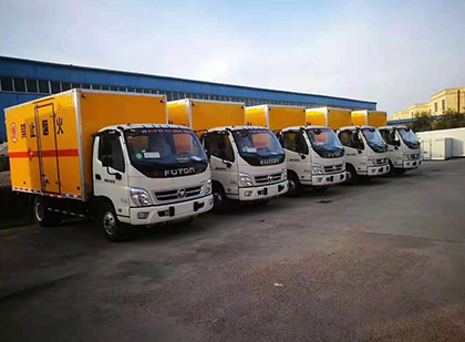 五湖渔场爆破器材运输车